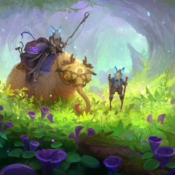 Słoniowiec i Wielkie Zaroślawisko (print)